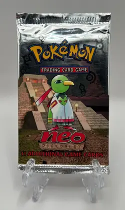 (402757) Pokemon Neo Discovery Unlimted Edition Xatu Booster Pack Factory Sealed - Image 1