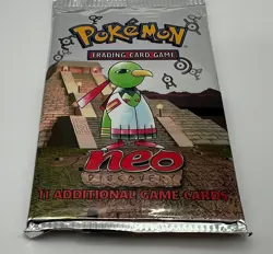 (402757) Pokemon Neo Discovery Unlimted Edition Xatu Booster Pack Factory Sealed - Image 5