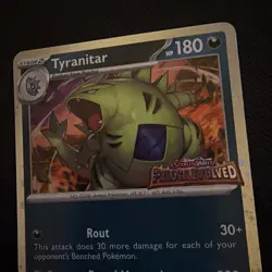 Tyranitar - 135/193 Pokemon Paldea Evolved Premium Collection Promo Sams Club - Image 2