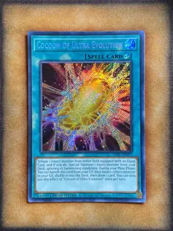 Yugioh Cocoon of Ultra Evolution LDS1-EN073 Secret Rare Limited Edition NM - Image 1
