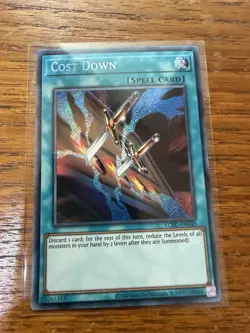 Cost Down - LCKC-EN040 - NM - Secret Rare - Unlimited - Yugioh - Image 1