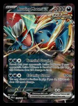 Roaring Moon ex 124/182 Double Rare Paradox Rift Pokemon Card - Image 1