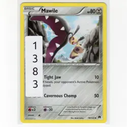 Pokemon TCG Mawile 78/122 XY BREAKpoint Regular Uncommon Card EN-LP 2016 - Image 3