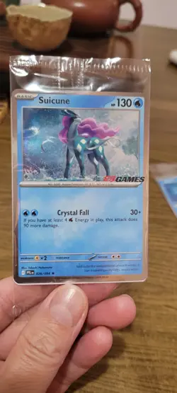 TCG Phantasmal Flames Holo Promo Card EB Games Stamp Suicune SEALED (Eng+French) - Image 3