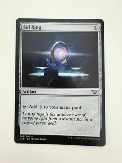 Sol Ring MTG Magic the Gathering Card NM Near Mint C15 - Image 1