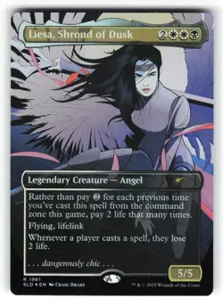 Liesa, Shroud of Dusk #1961 (Rainbow Foil) (NM) Secret Lair Slay The Day SLD MTG - Image 1