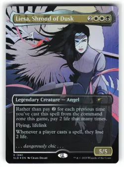 Liesa, Shroud of Dusk #1961 (Rainbow Foil) (NM) Secret Lair Slay The Day SLD MTG - Image 5