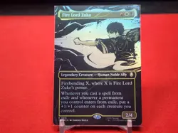 Fire Lord Zuko (Borderless) Avatar: The Last Airbender Foil NM - Image 1
