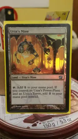 Foil Urza's Mine 8th edition MTG (see description) - Image 1