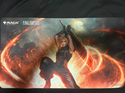 MTG Final Fantasy Cloud, Ex-SOLDIER Playmat ULTRA PRO Play Mat Used - Image 1