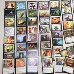 Cutom Complete COMMANDER DECK Magic. Toxic Poison infect themed - Green & White - Image 3