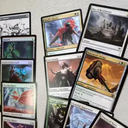 Cutom Complete COMMANDER DECK Magic. Toxic Poison infect themed - Green & White - Image 4