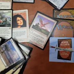 Whole COMMANDER Magic Deck MTG - Zeriam Golden Wind White Rare Tribal GRIFFINS - Image 2