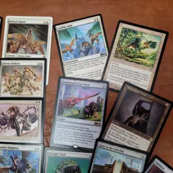 Whole COMMANDER Magic Deck MTG - Zeriam Golden Wind White Rare Tribal GRIFFINS - Image 4