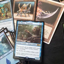 Whole COMMANDER Magic Deck MTG - Sai, Master Thopterist ***BLUE ARTIFACTS***MANA - Image 1