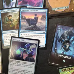 Whole COMMANDER Magic Deck MTG - Sai, Master Thopterist ***BLUE ARTIFACTS***MANA - Image 5