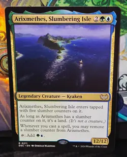 magic the gathering - Arixmethes, Slumbering Isle - Legendary Creature - Kraken - Image 1