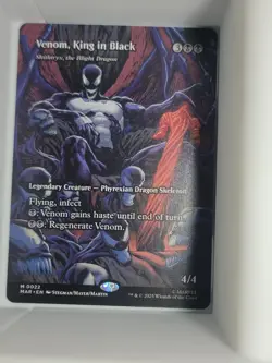 MTG Venom, King in Black - Skithiryx, the Blight Dragon BORDERLESS 0022 MAR - Image 1