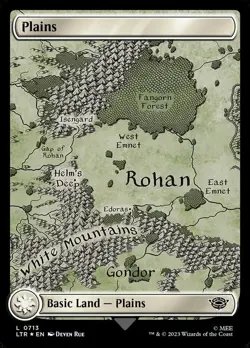 1 x Plains (713) - Surge Foil - The Lord of the Rings: Tales of Middle-Earth - N - Image 1