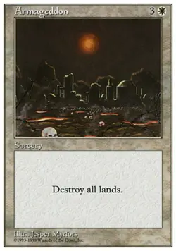 1x Armageddon Heavy Play, English Anthologies MTG Magic - Image 1