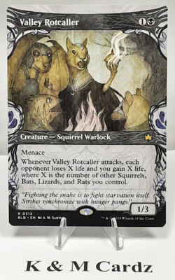 MTG - Bloomburrow - Valley Rotcaller - Showcase - #0313 - Near Mint - Image 1