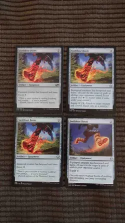 Magic: the Gathering / MtG Swiftfoot Boots x4 Mixed Sets - Image 1