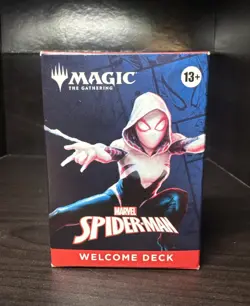 Magic: The Gathering Marvel Spider-Man Welcome Deck Red Spider Gwen Sealed New - Image 1