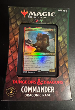 MTG Draconic Rage Commander Deck Sealed Dungeons & Dragons Baldur’s Gate New D&D - Image 1