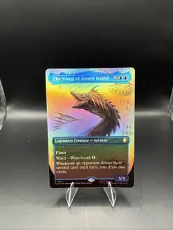 MTG Avatar The Last Airbender The Unagi of Kyoshi Island Borderless (Foil) 0319 - Image 1