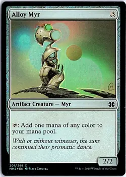 Alloy Myr C Modern Masters 2015 201 Near Mint Foil Magic - Image 1