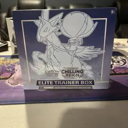 Pokemon 2021 Chilling Reign Ice Rider Calyrex ETB Elite Trainer Box SEALED - Image 1