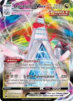 Duraludon VMAX (#104/159) - Holofoil SWSH - Crown Zenith NM Pokemon - Image 1