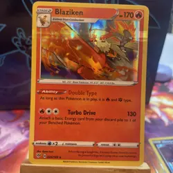 Blaziken Holo 024/189 Obstruction Error Pokemon Error Card TCG NM - Image 1
