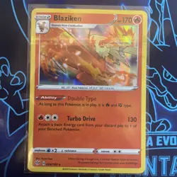 Blaziken Holo 024/189 Obstruction Error Pokemon Error Card TCG NM - Image 5