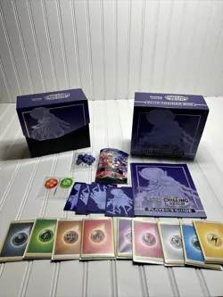 Pokemon TCG Chilling Reign Elite Trainer Box *Box & Access.- ONLY WHATS PICTURED - Image 1