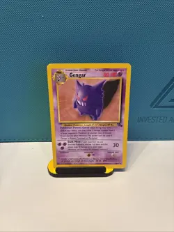 Gengar 20/62 Fossil Regular Pokemon TCG HP - Image 1