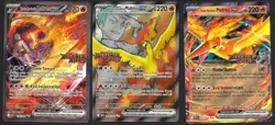 Pokemon TCG - Team Rocket's Moltres UPC Promos - SIR / UR / DR - 3 Cards - Image 1