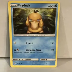 Pokemon TCG Psyduck 40/236 SM Cosmic Eclipse Regular Rare LP - Image 1