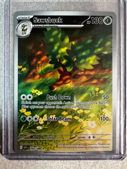 Sawsbuck 092/086 Sv: White Flare Illustration Rare Holo Pokemon - Image 1