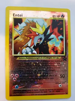 Entei Promo Holo Pokemon Base Jungle Fossil WOTC - Image 1
