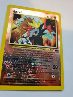 Entei Promo Holo Pokemon Base Jungle Fossil WOTC - Image 3