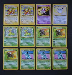 Jungle Lot 12 Non-Holo Rares incl. Jolteon - Pokemon TCG Vintage - NM - Image 1