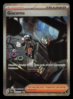 Pokemon TCG Giacomo 267/193 Paldea Evolved Special Illustration Rare Near Mint/M - Image 1