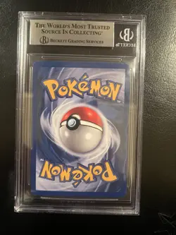 Pokemon Mew Holo Rare Card 19/165 Expedition Base Set BGS 8 PSA - Image 2