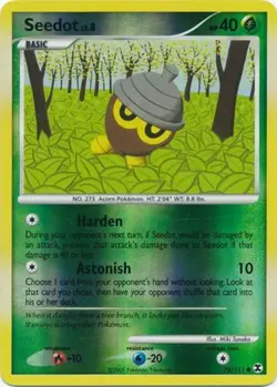Pokemon - Seedot - 78/111 - Common - Reverse Holo - Rising Rivals - NM - Image 1