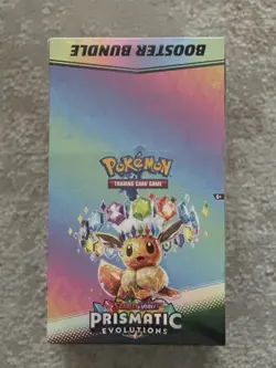 Pokemon TCG: Prismatic Evolutions Booster Bundle Display Case Factory Sealed - Image 1