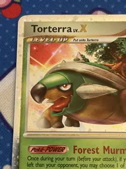 Torterra LV.X 122/130 Ultra Rare Diamond and Pearl Pokemon TCG Card 2007 MP - Image 4