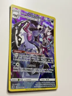 Galarian Obstagoon TG10 Astral Radiance Trainer Gallery Ultra Rare Pokemon NM - Image 2
