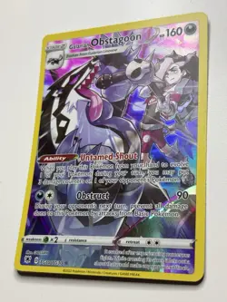 Galarian Obstagoon TG10 Astral Radiance Trainer Gallery Ultra Rare Pokemon NM - Image 3