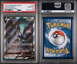 2021 POKEMON SWORD & SHIELD EVOLVING SKIES #196 FULL ART/NOIVERN V PSA 10 - Image 3